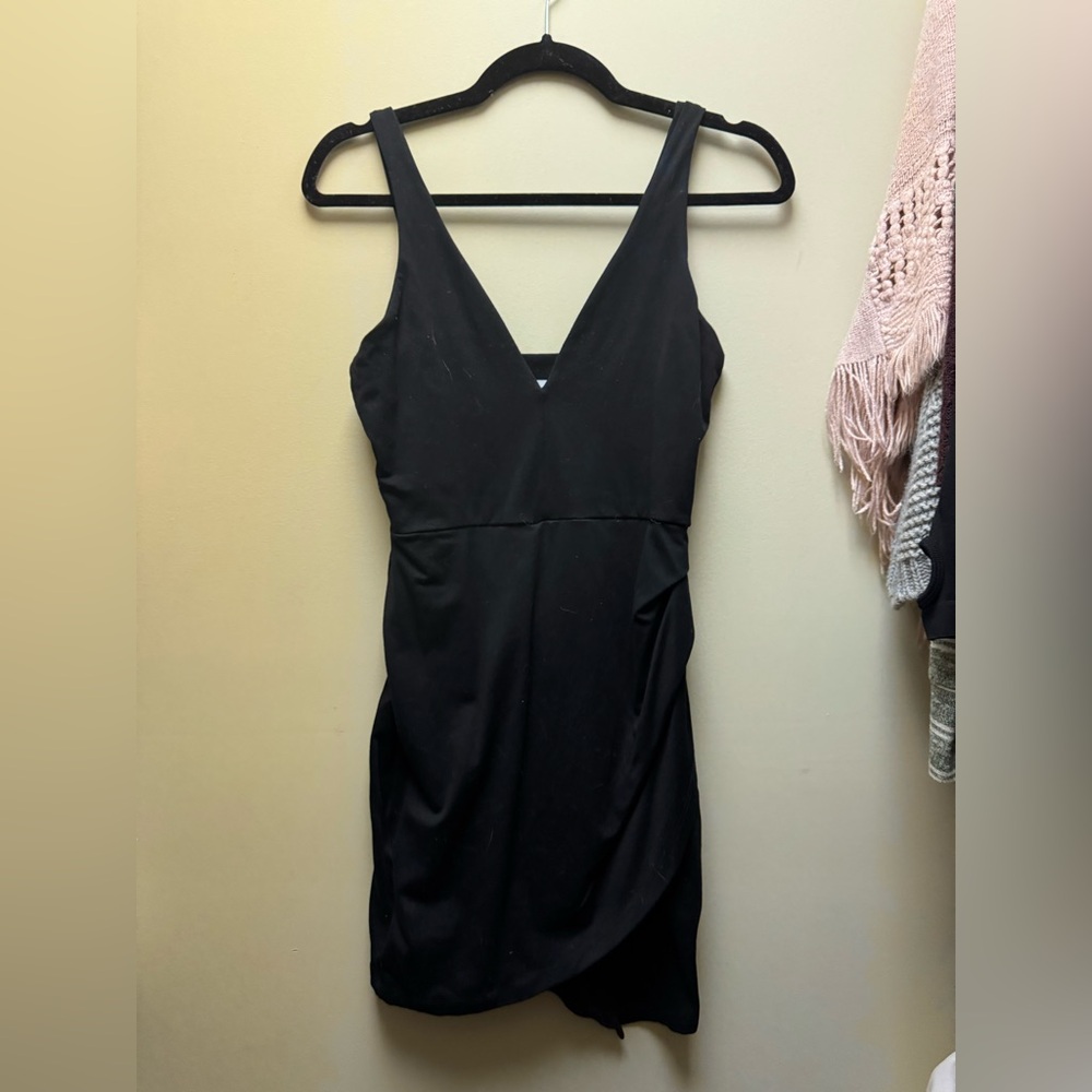 Chic Black Backless Dress